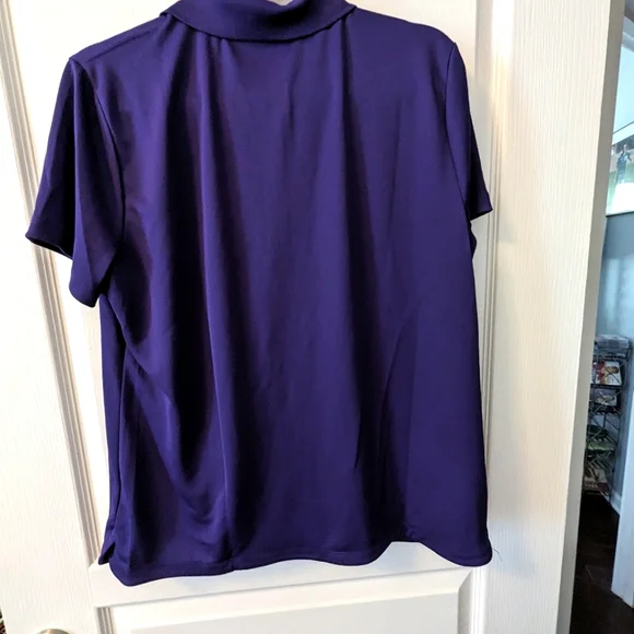 NWOT- Lands' End Ladies Golf/Tennis Shirt- Size Large - Picture 3 of 6